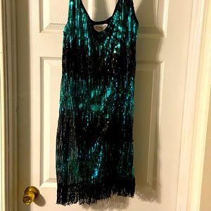Flapper dress costume fringe
